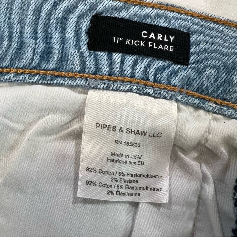 Veronica Beard Carly Air Tux Striped 11” Kick Fla… - image 6